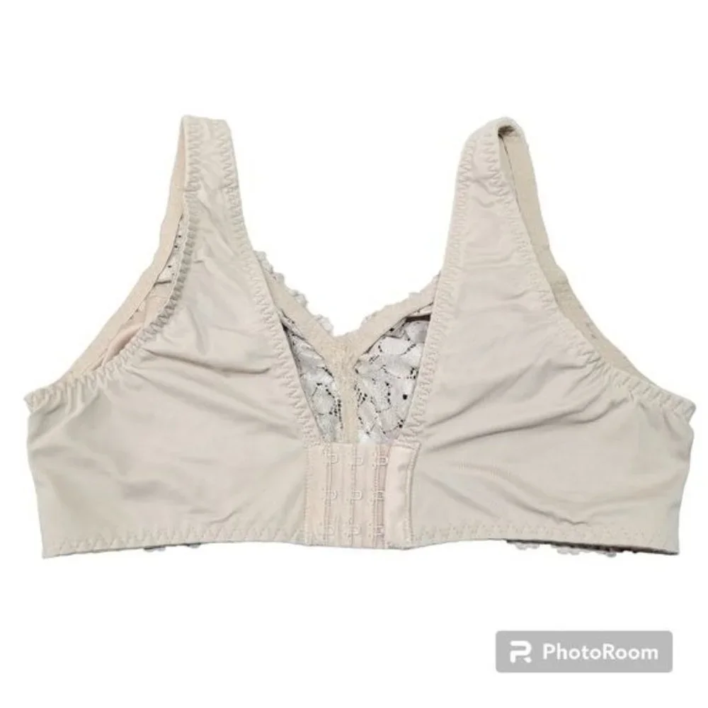 * Breezes medium leasure sports bra sleep bra tan comfort fit - Picture 2 of 6